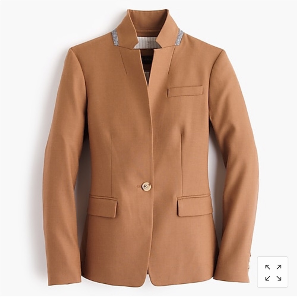 J. Crew Regent Blazer in Wool Flannel (4)